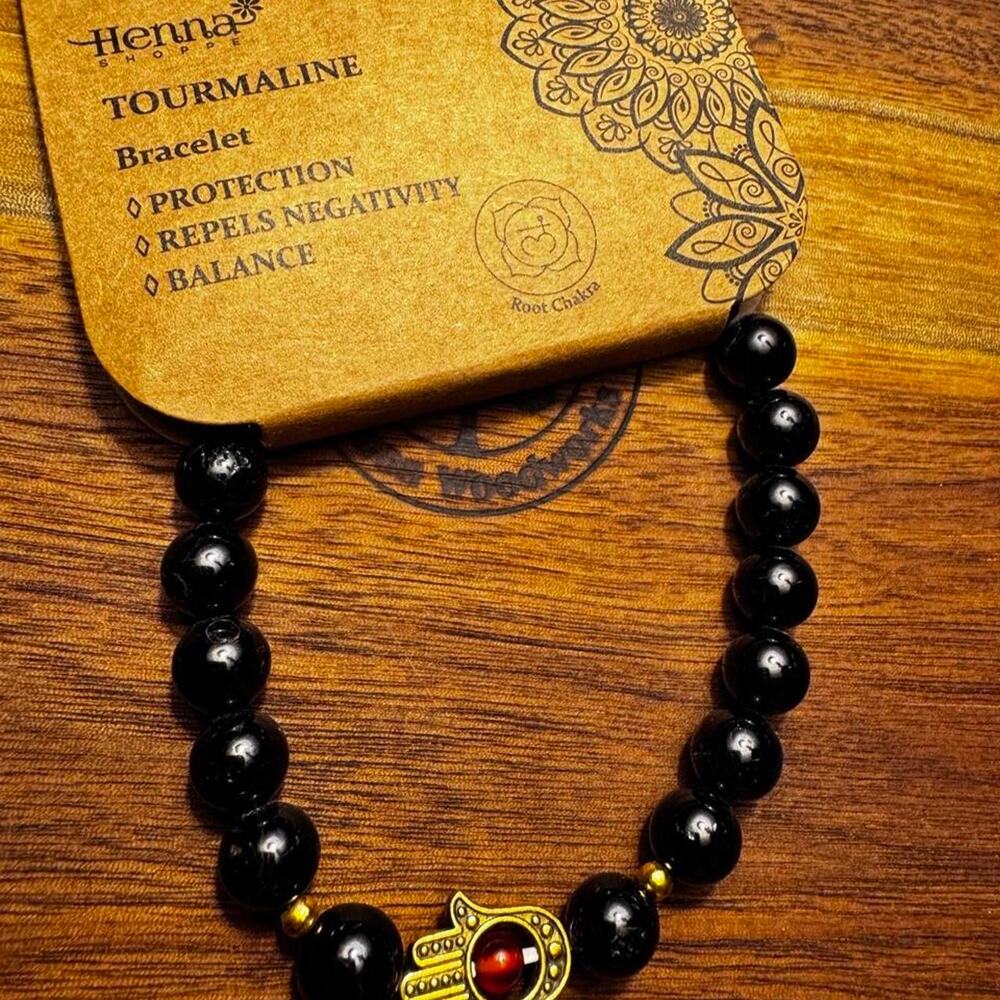 Henna shoppe genuine tourmaline bracelet